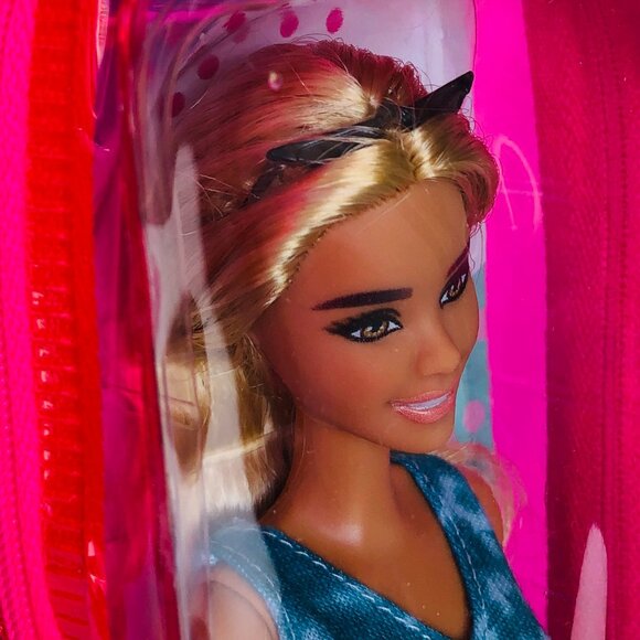 New in Box-Mattel-Barbie Fashionistas Doll #173 Tie-dye Shorts Romper Sunglasses - Picture 7 of 12